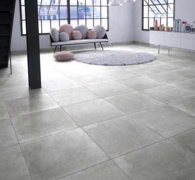 carrelage sol gris